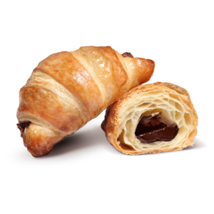Croissant con chocolate